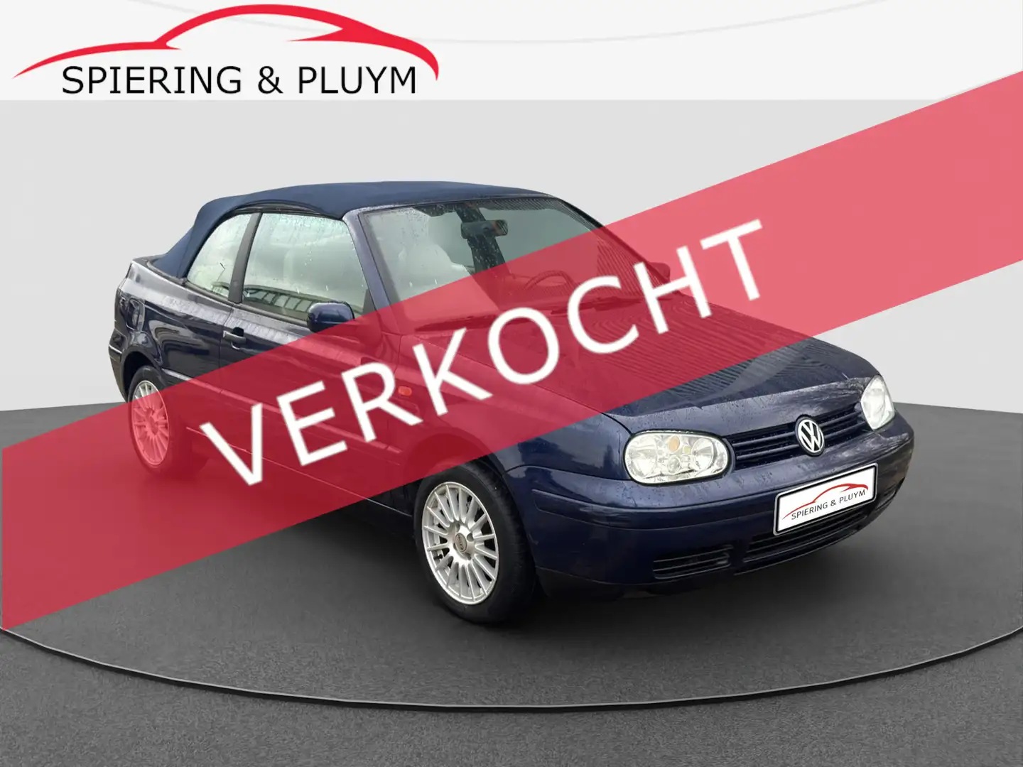 Volkswagen Golf Cabriolet 1.8 Highline | 1e Eigenaar | Origineel NL | Blau - 1