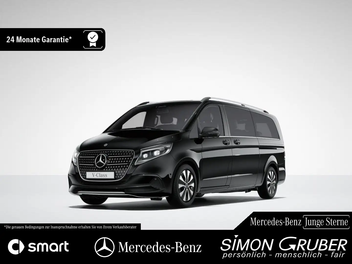 Mercedes-Benz V 300 d 4M AVANTGARDE Extralang 8Sitze Standhzg Schwarz - 1