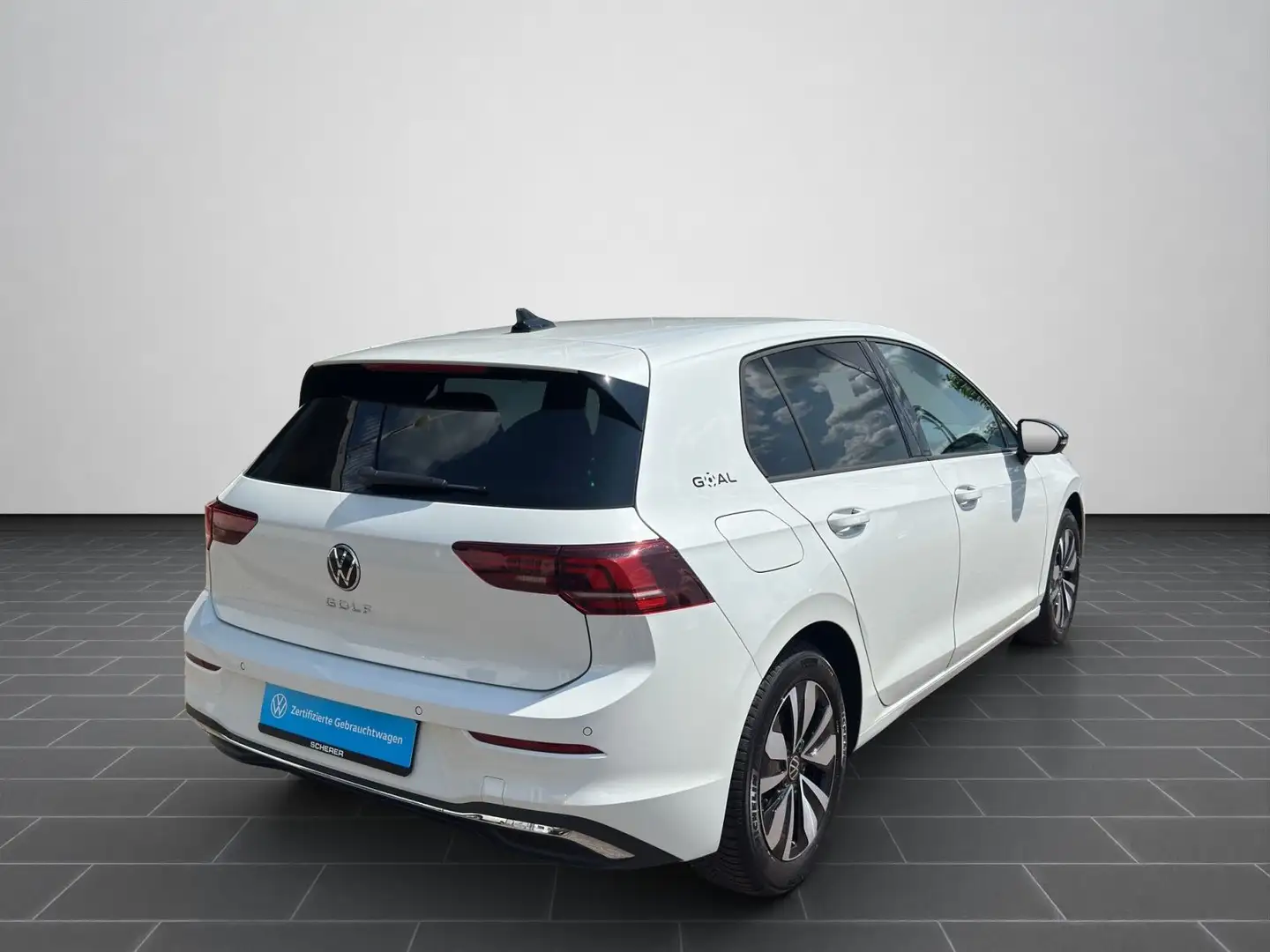 Volkswagen Golf Goal 2.0 TDI DSG NAVI LED PLUS AHK REAR VIE Weiß - 2