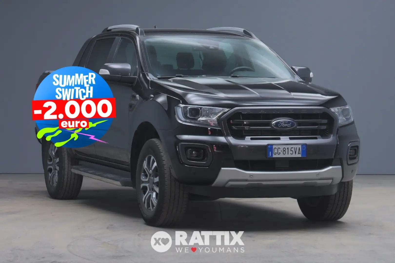 Ford Ranger 2.0 213CV Double Cab Wildtrak Auto N1 Autocarro I Nero - 1