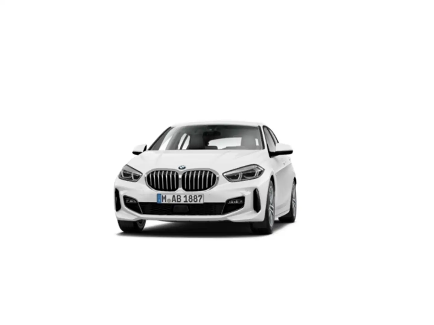 BMW 116 116d Blanc - 1