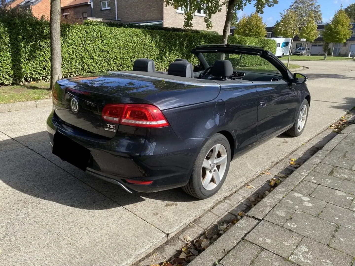 Volkswagen Eos Benzine - Cabriolet - Keuring - Euro 5 Zwart - 2