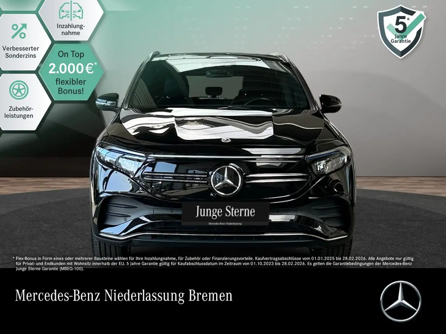 Mercedes-Benz EQA 250 AMG+20"+PREMIUM+PANO+360+MEMORY+BURMESTER Schwarz - 1