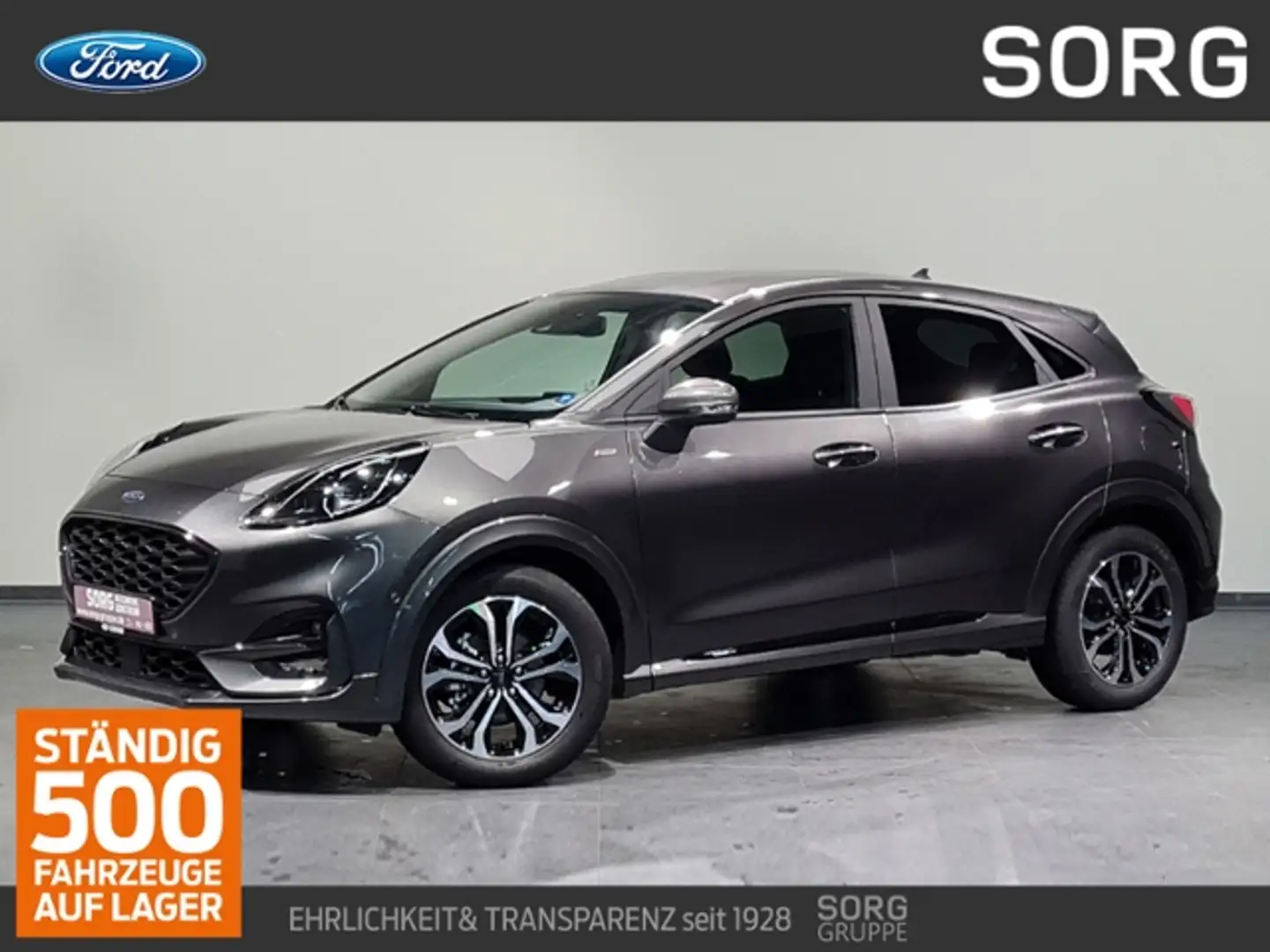 Ford Puma 1.0 EcoBoost MHEV ST-Line*155PS*ACC*-37%* Grau - 1