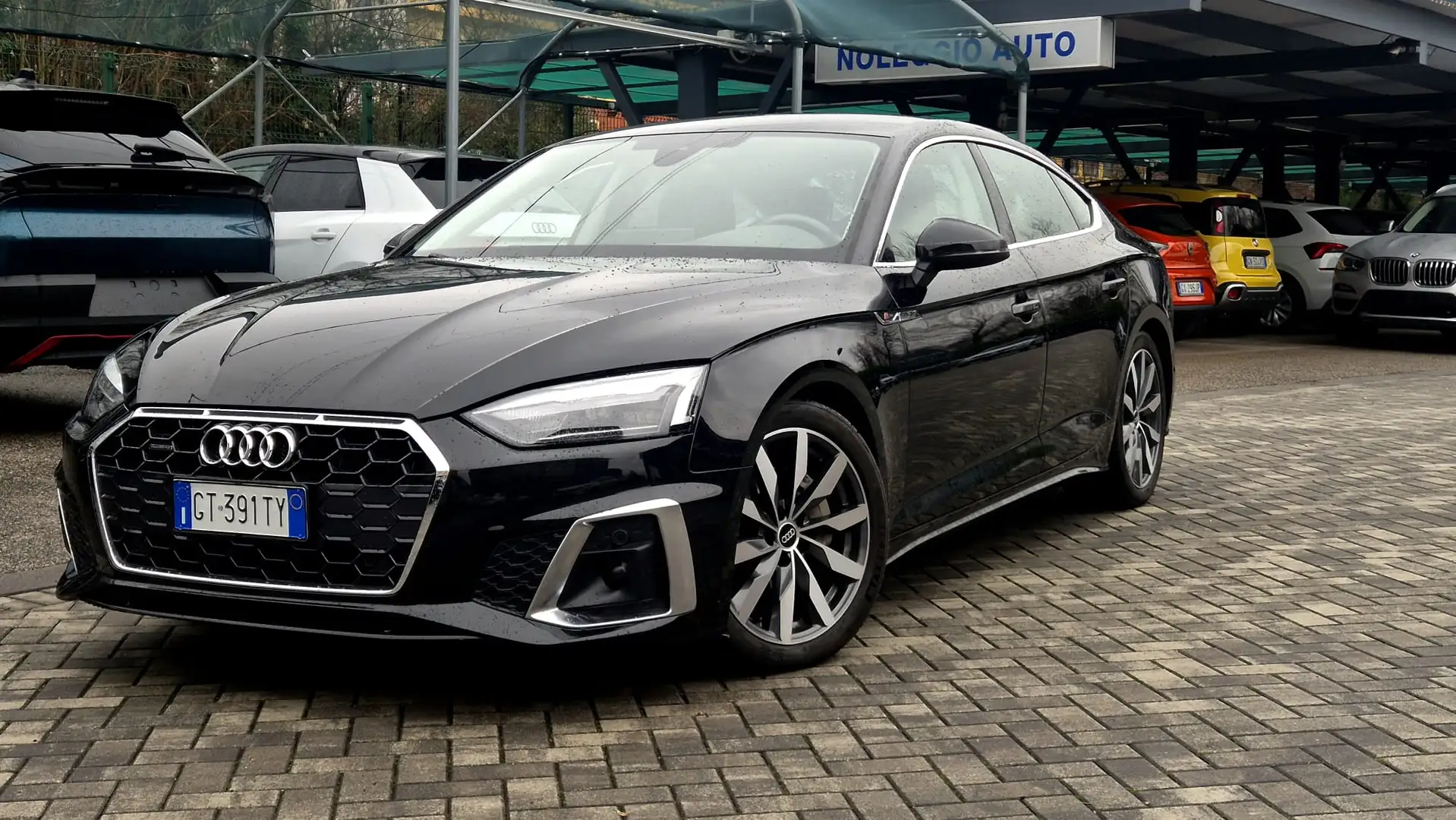 Audi A5 SPB 40 TDI quattro S tronic S line edition Schwarz - 1