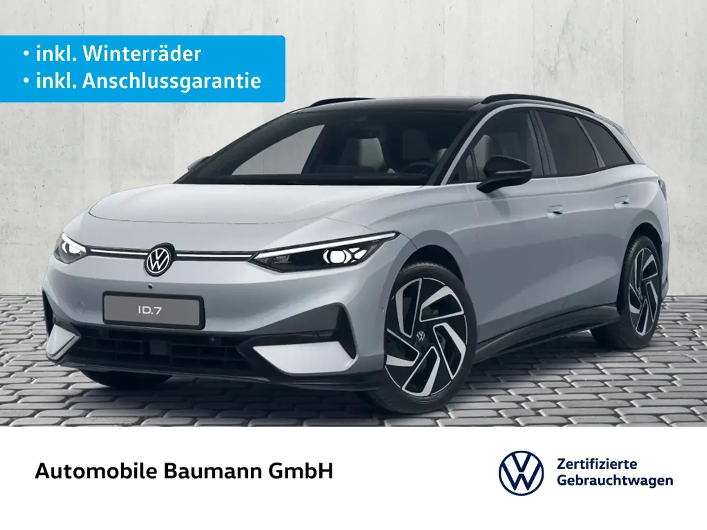 Volkswagen ID.7 Tourer Pro S *AHK*PANO*WÄPU*H&K* Silber - 1