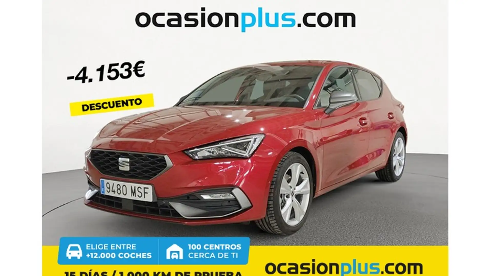 SEAT Leon 1.5 eTSI DSG-7 S&S FR Special Edition 150 Rojo - 1