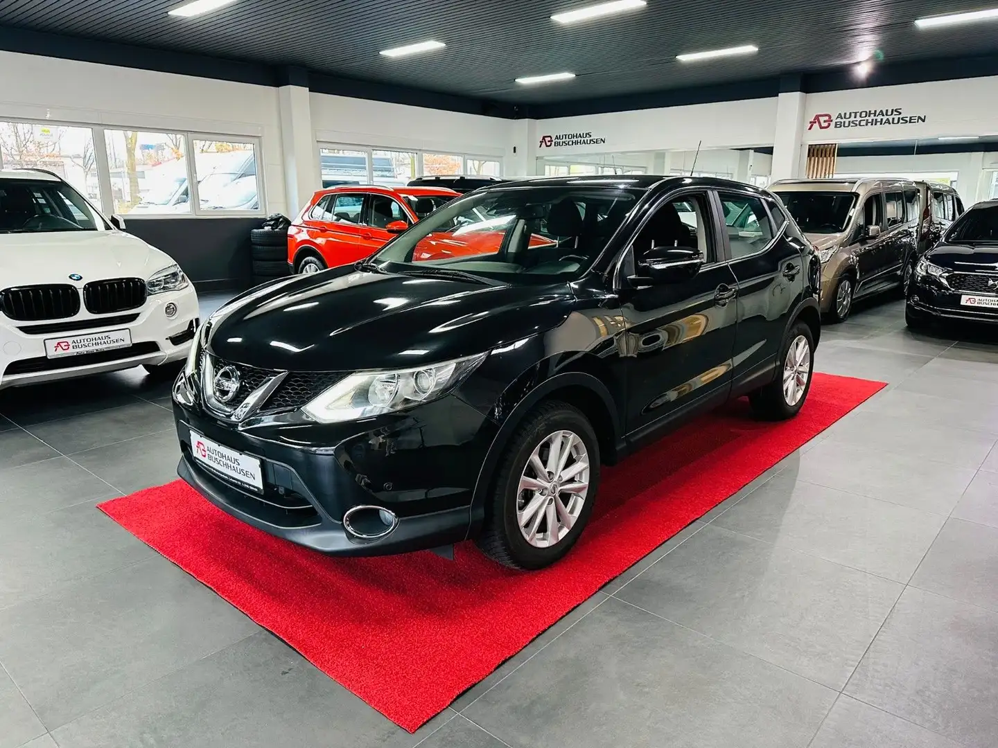 Nissan Qashqai 1.2 Acenta*TÜV+Insp.NEU*AHK*Kamera*2Hand Zwart - 2