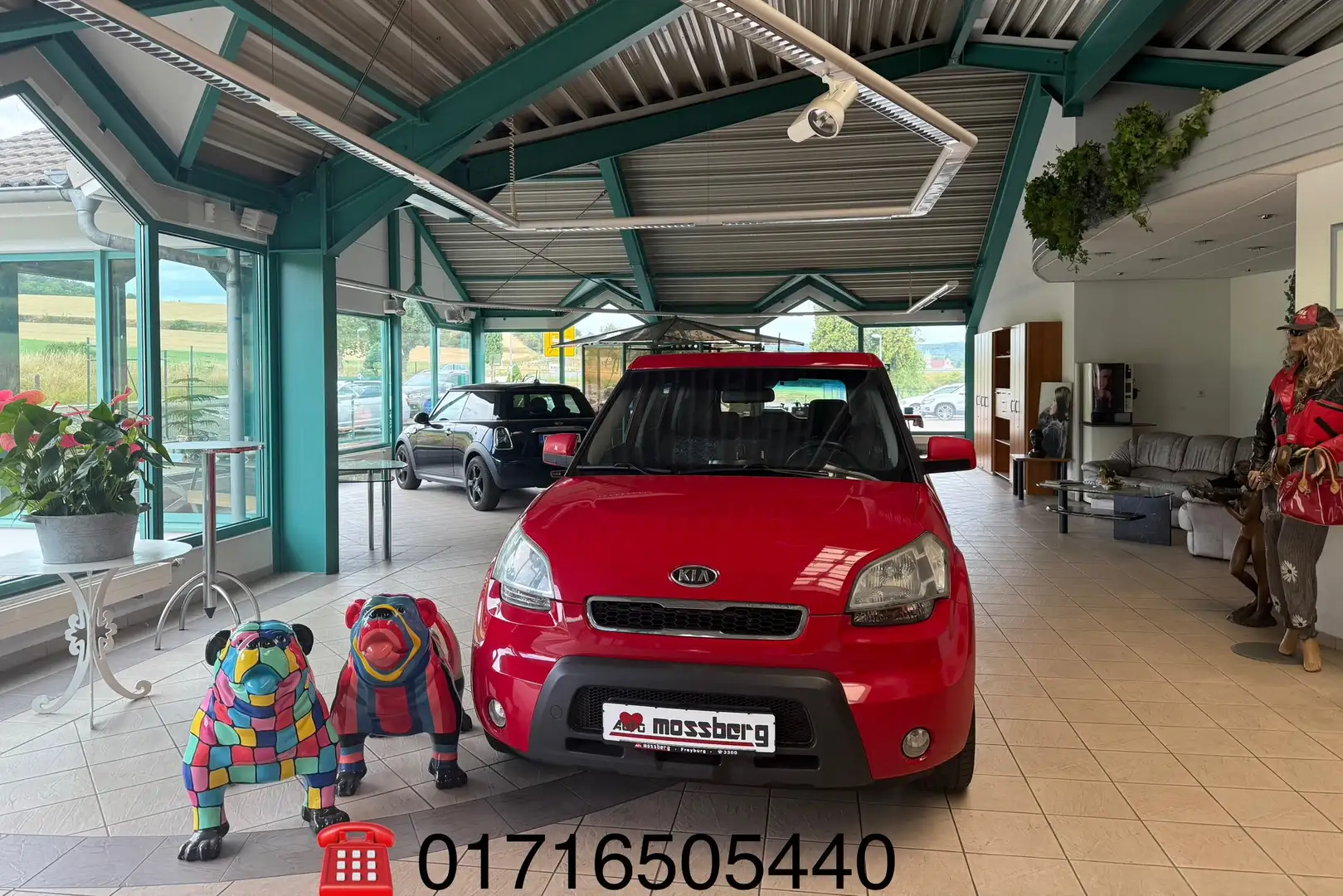 Kia Soul Vision*AUTOMATIK*KLIMA*AHK*EINPARKSENSOREN*USB*ALU Rot - 1