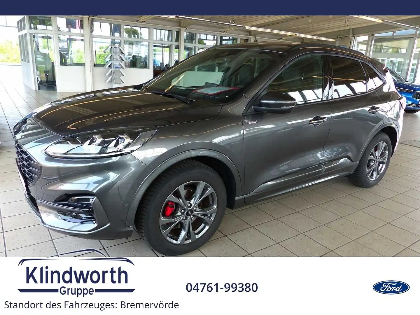 Ford Kuga 2.0 EcoBlue 4x4 Aut. ST-LINE X iACC,LED,GJR Gris - 1