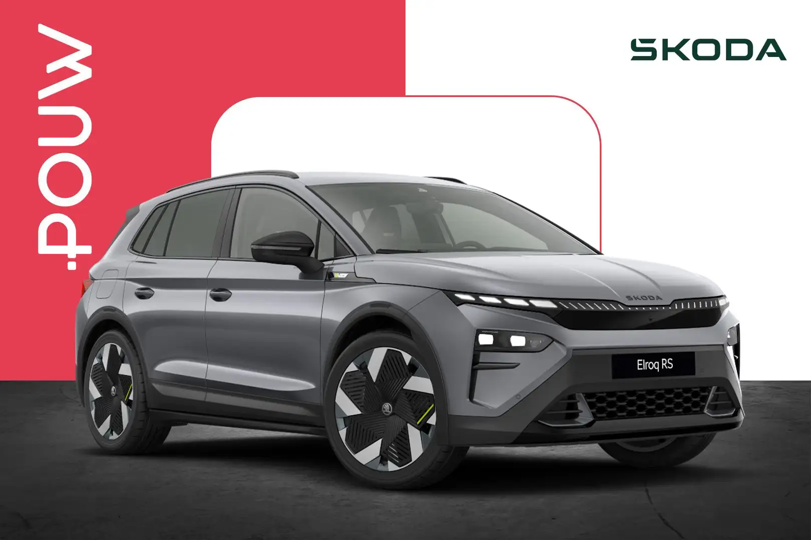 Skoda Elroq 85X 340pk RS | LMV 21'' | Trekhaak Uitklapbaar | R Grijs - 1