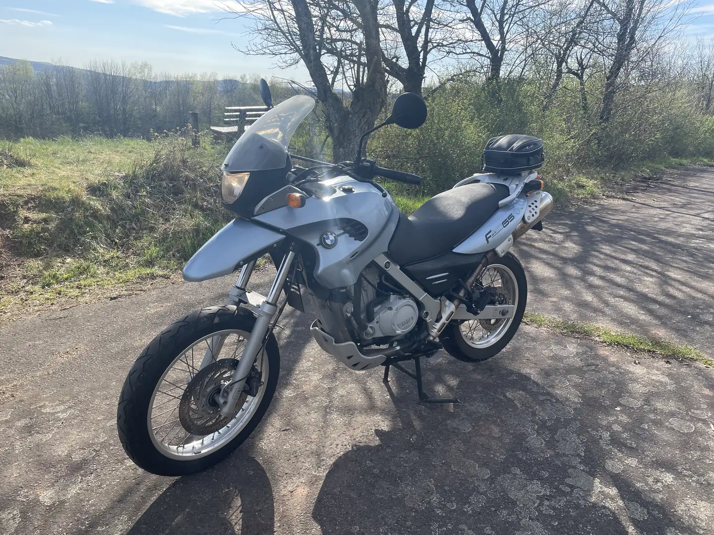 BMW F 650 GS ABS Griffheizung Modrá - 1