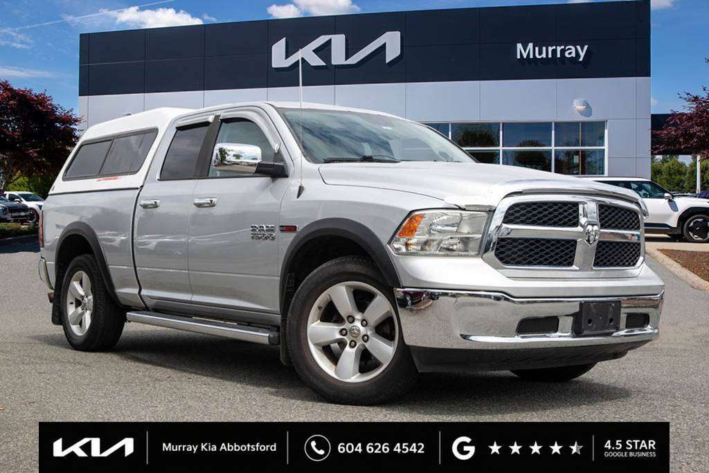 Bright Silver Metallic 2015 RAM 1500 Pickup Truck Four-Wheel Drive Automatic
