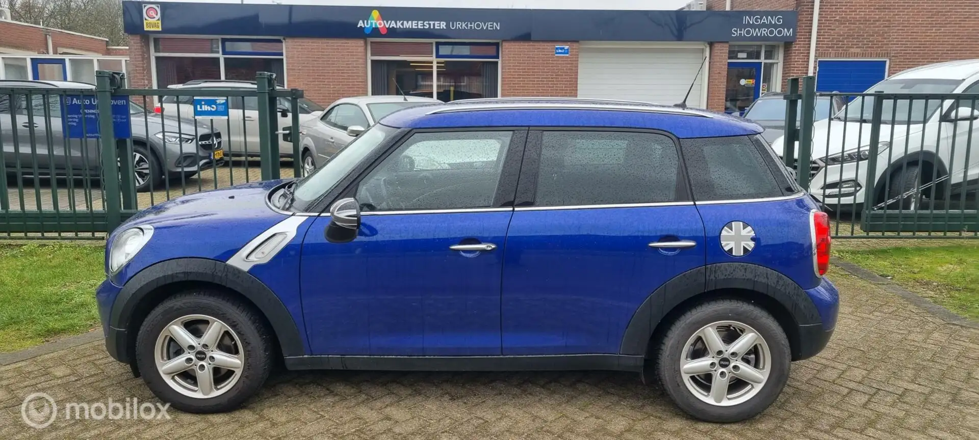 MINI Countryman 1.6,AIRCO,DEALER ONDERHOUDEN T/M 74DKM, Azul - 2