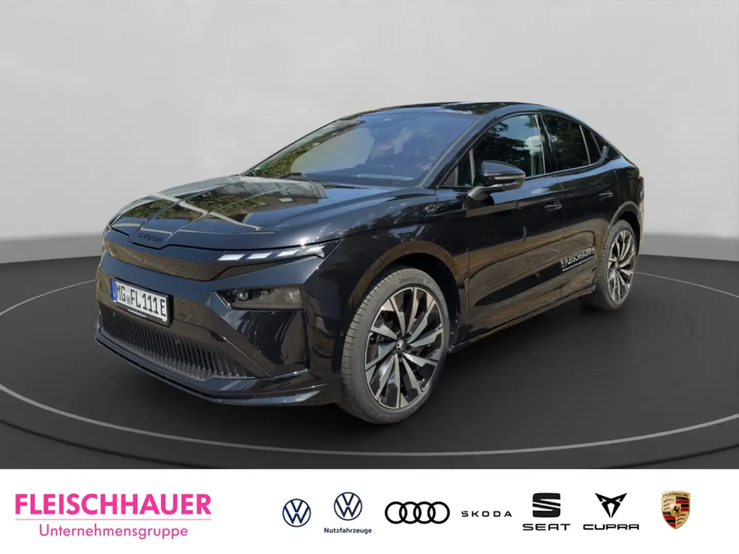 Skoda Enyaq Coupe 85 Sportline 82 kWh Navi Memory Sitze Pano Schwarz - 1