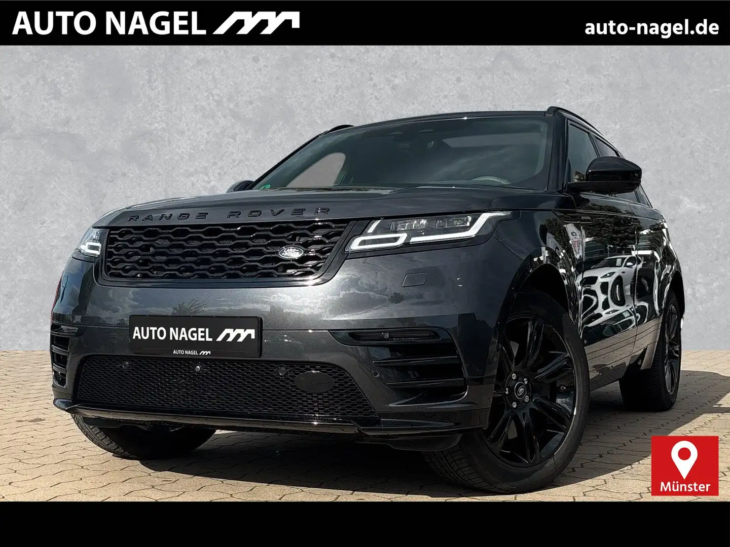 Land Rover Range Rover Velar Range Rover Velar P400e R-Dyn. 20" AHK Winter-Pa Grijs - 1