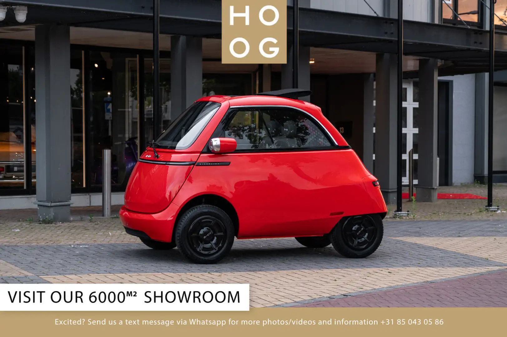 Micro Microlino L7 - 90km/u - 177km range Červená - 1