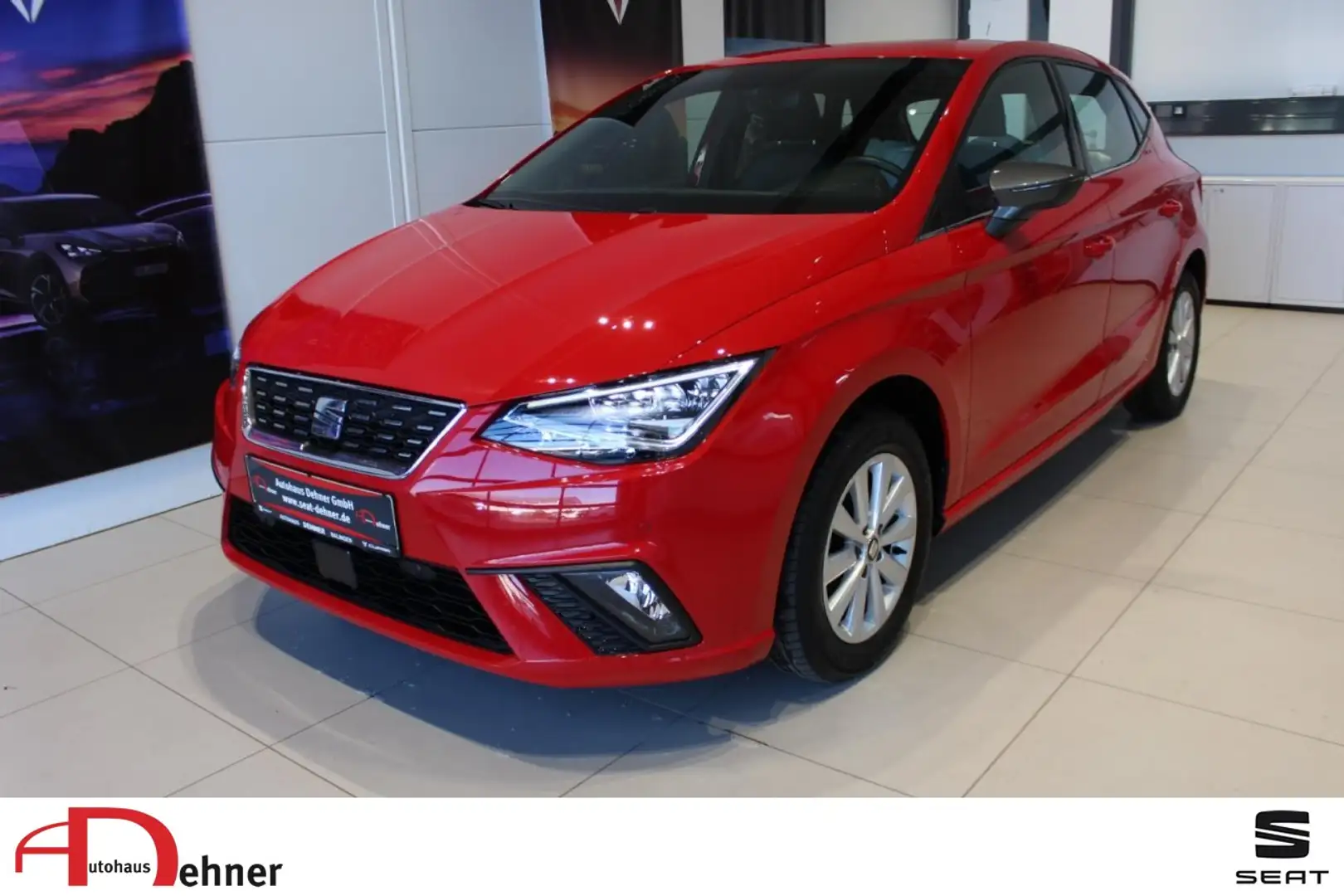SEAT Ibiza Xcellence 1.0 TGI LED/DAB+/FULL-LINK/ Klima Navi Rot - 1