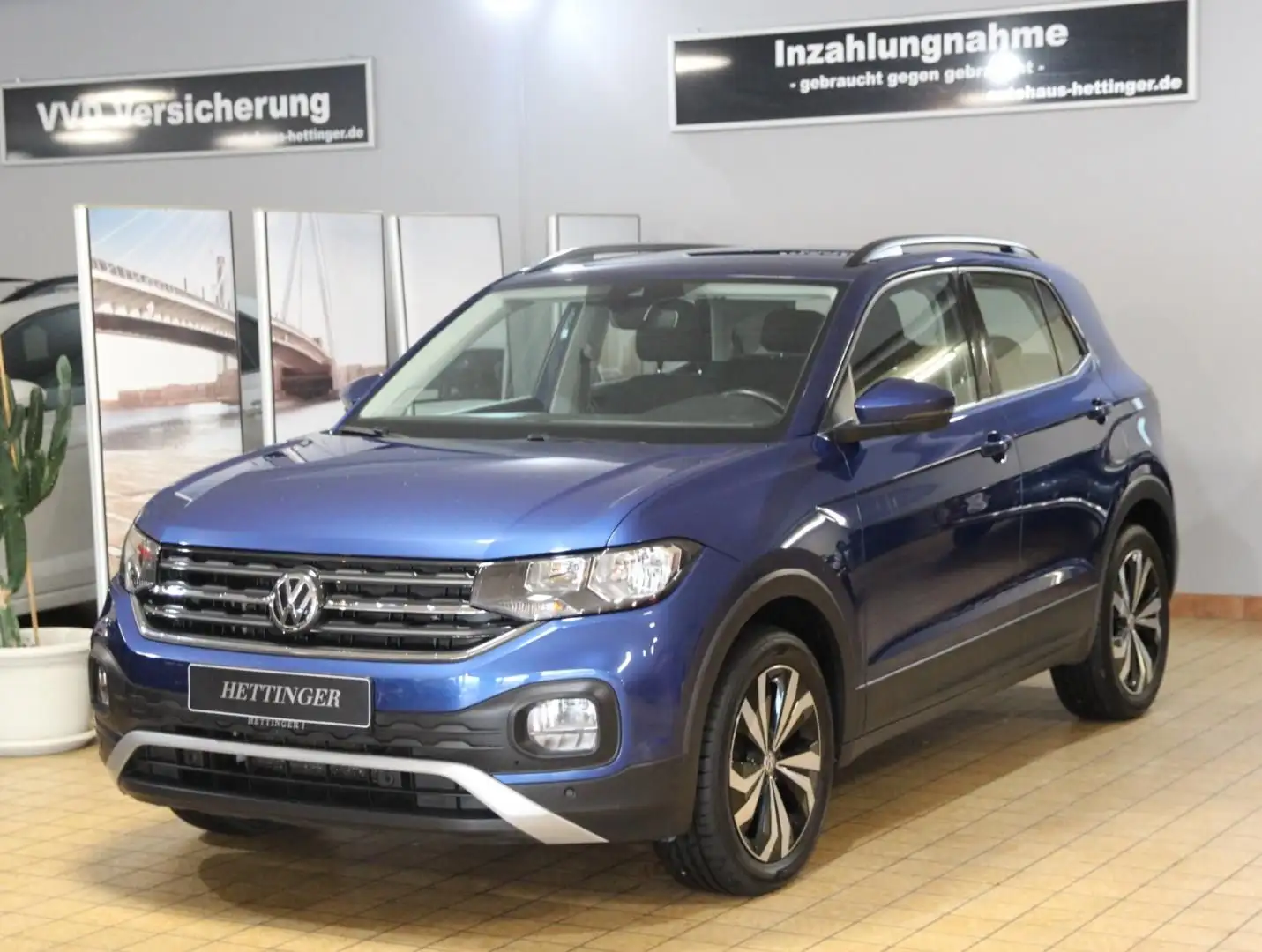 Volkswagen T-Cross Life 1.0 TSI,Parkhilfe,ACC,Climatr,Navi, Blau - 1