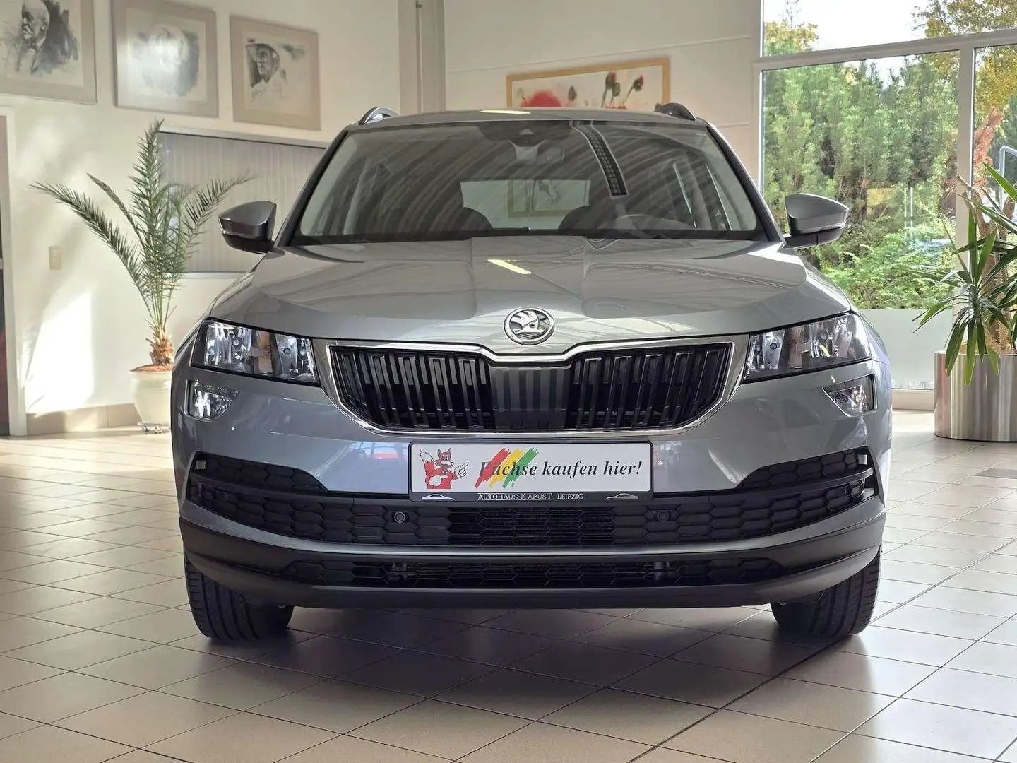 Skoda Karoq 2.0 TDI/LED/Nav/Virtual/Memory/ACC/VZE/Ahk Gris - 2