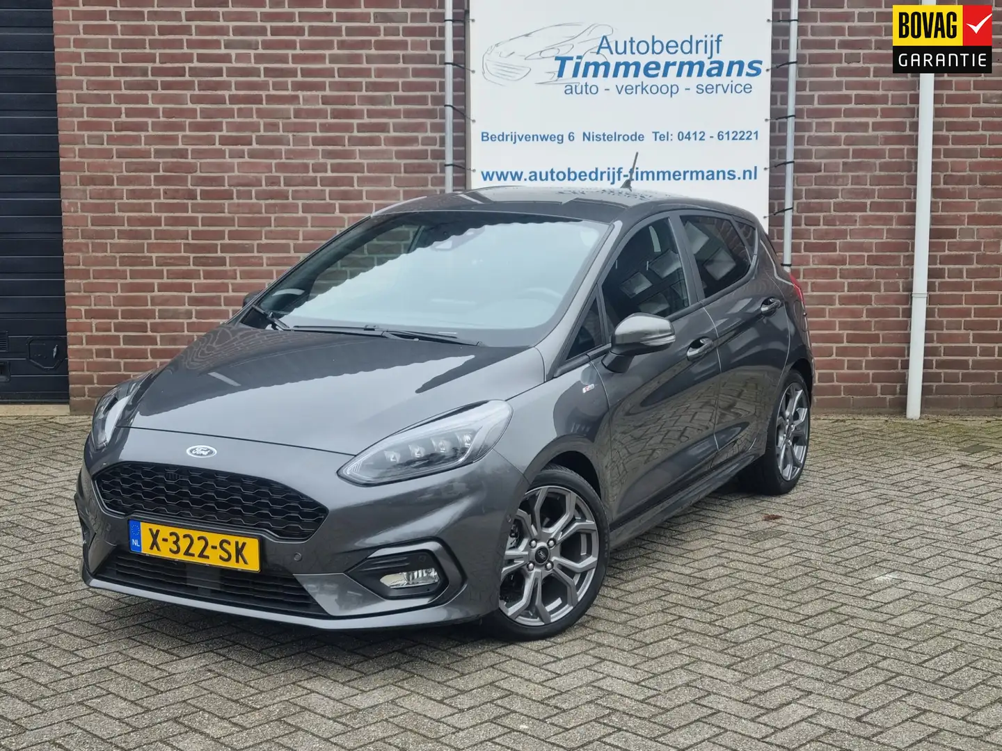Ford Fiesta 1.0 EcoBoost ST-Line Automaat Gris - 1