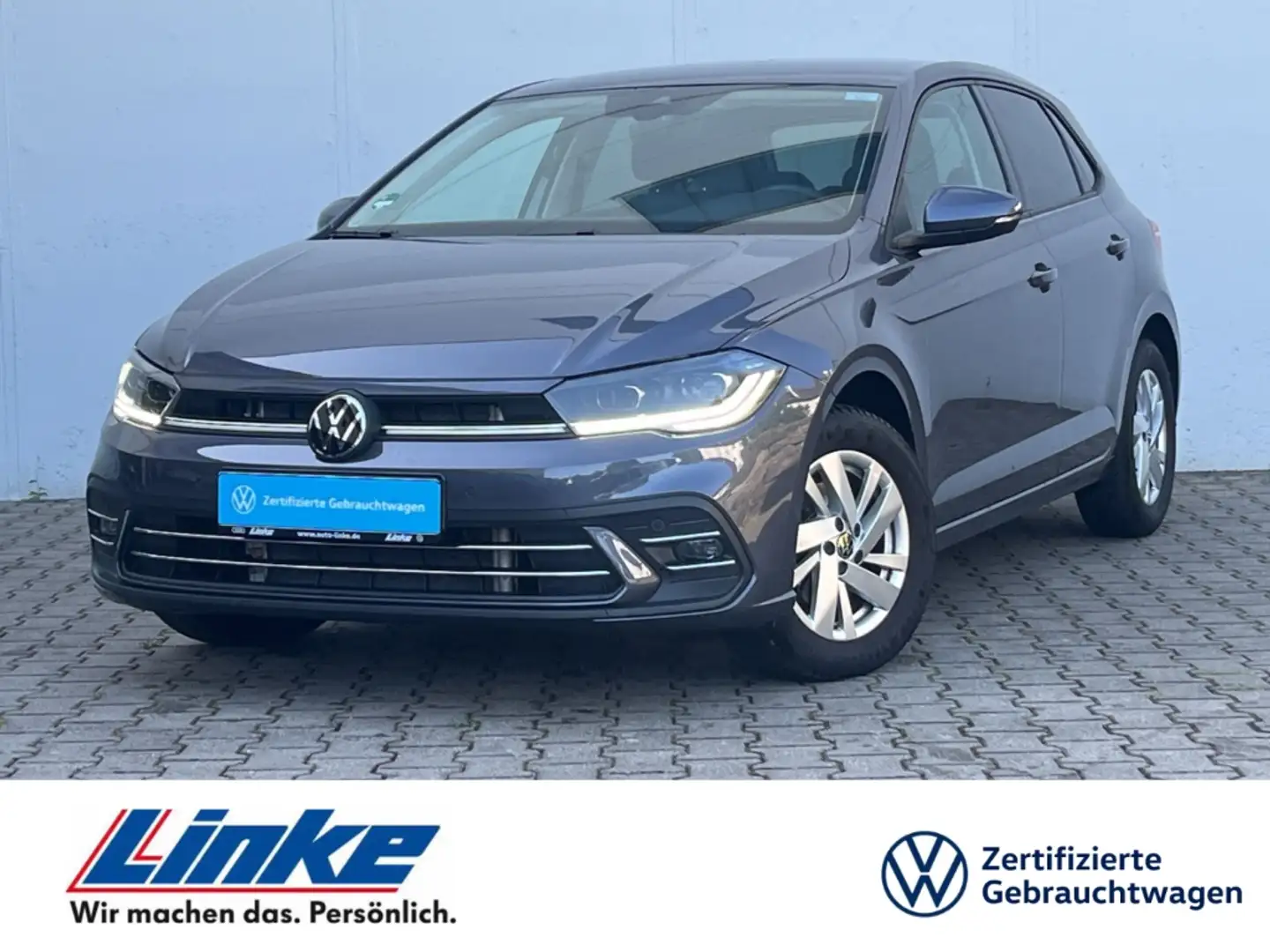 Volkswagen Polo Style 1.0TSI DSG Navi/Matrix-LED/ACC/Kamera Grau - 1