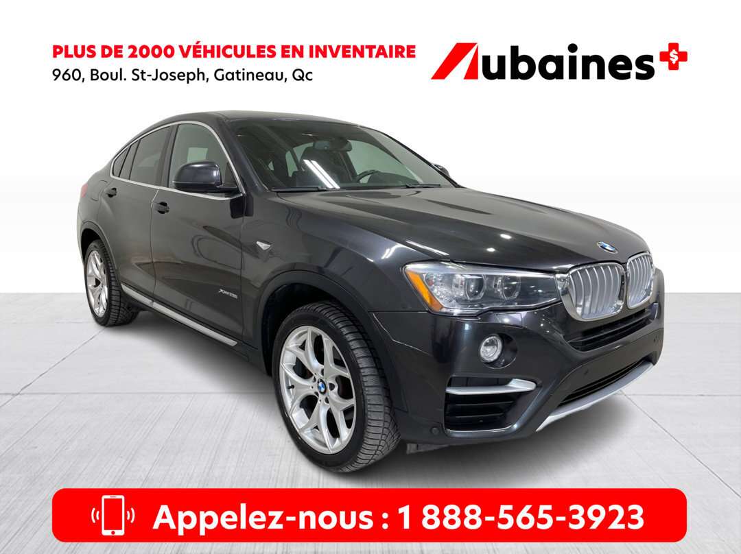 2017 BMW X4 xDrive28i Mags Cuir Toit GPS Sièges chauffants