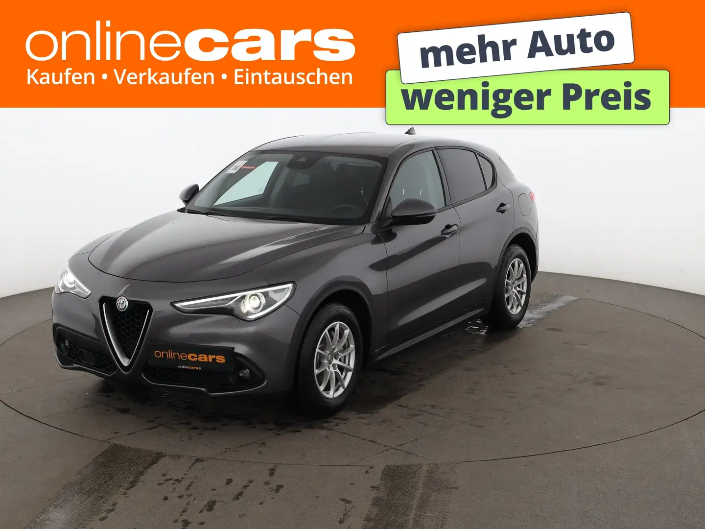 Alfa Romeo Stelvio 2.2 JTDM Aut XENON NAVI SITZHZG MEMORY Grau - 1