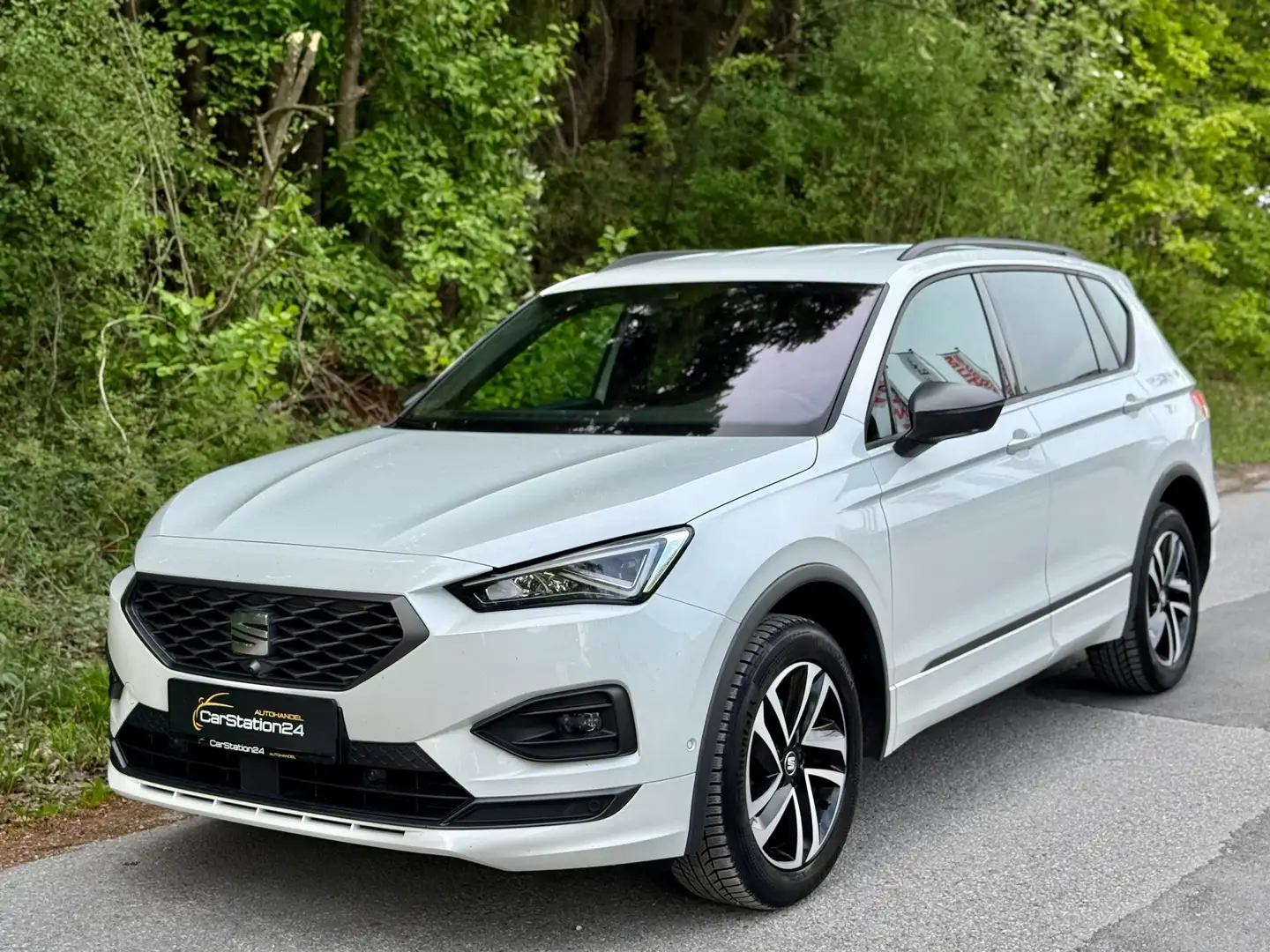 SEAT Tarraco FR*1BESITZ*ACC*TOTWIN*KESSY*AHK*VIRTUCOCKP*360CAM* Weiß - 1