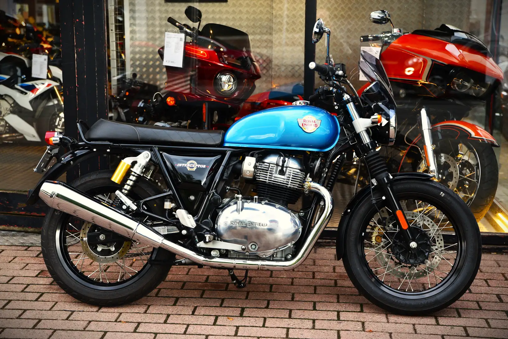 Royal Enfield Interceptor ***MOTO VERTE*** Bleu - 2