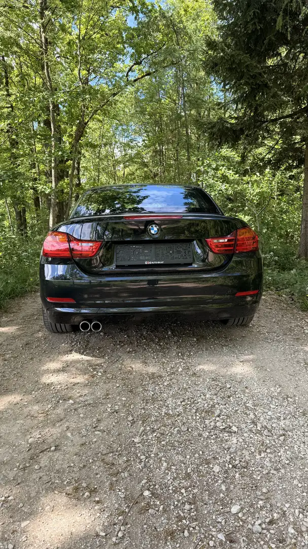 BMW 420 420d Cabrio Aut. Schwarz - 2