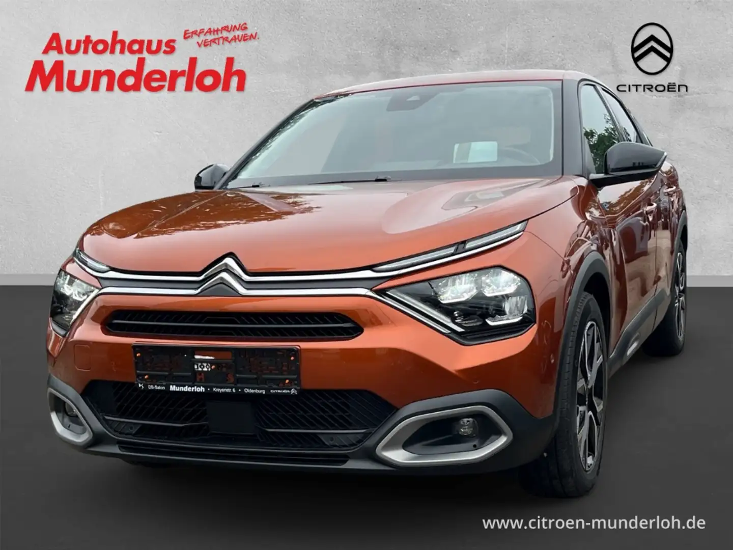 Citroen E-C4 Electric HUD LED Apple CarPlay Android Auto Navi Mehrzonenk Oranžová - 1