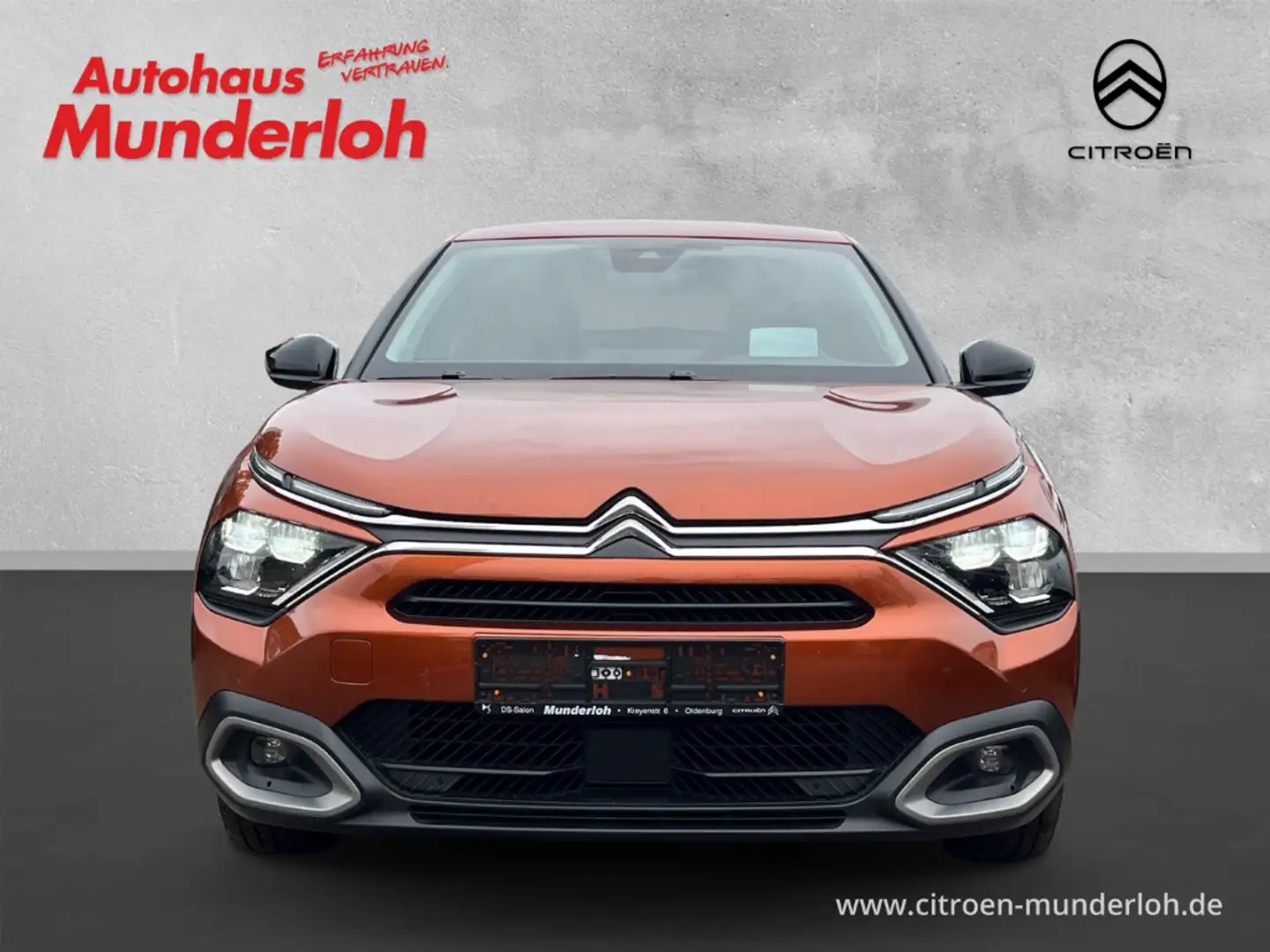 Citroen E-C4 Electric HUD LED Apple CarPlay Android Auto Navi Mehrzonenk Oranžová - 2