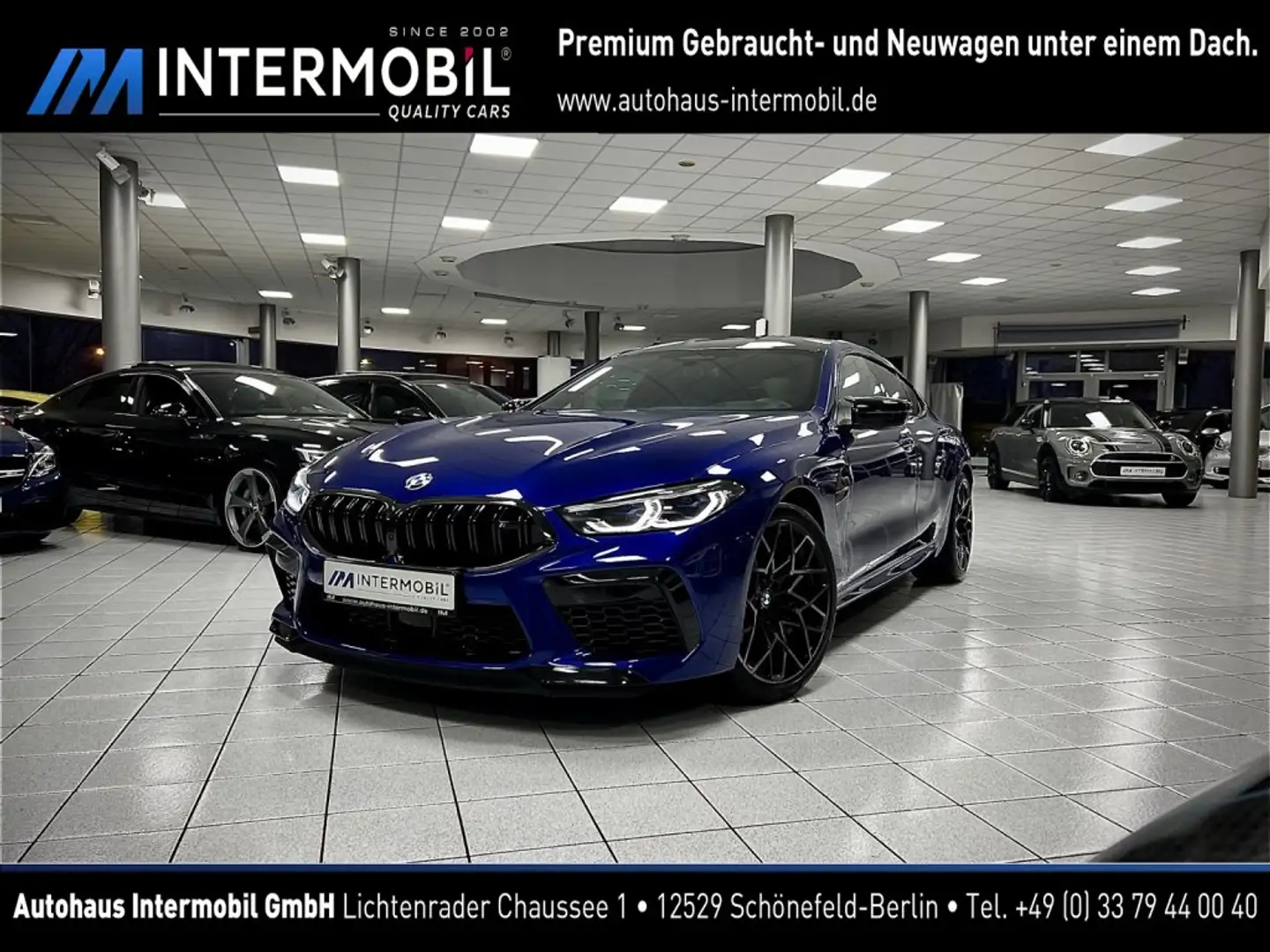 BMW M8 Competition GranCoupe*xDrive*SOFT*HUD*TV*360° Blue - 1