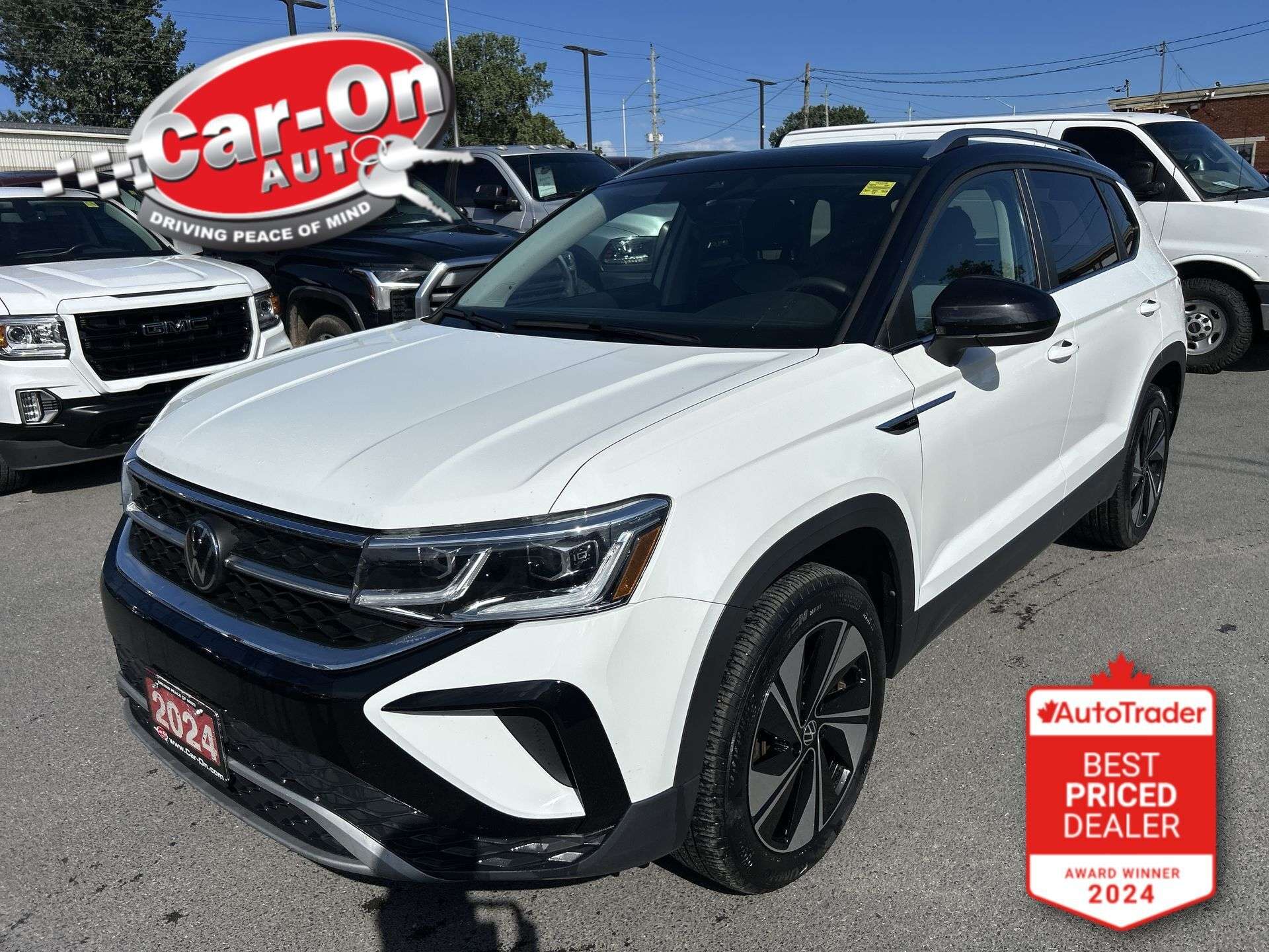 White 2024 Volkswagen Taos SUV / Crossover  Automatic