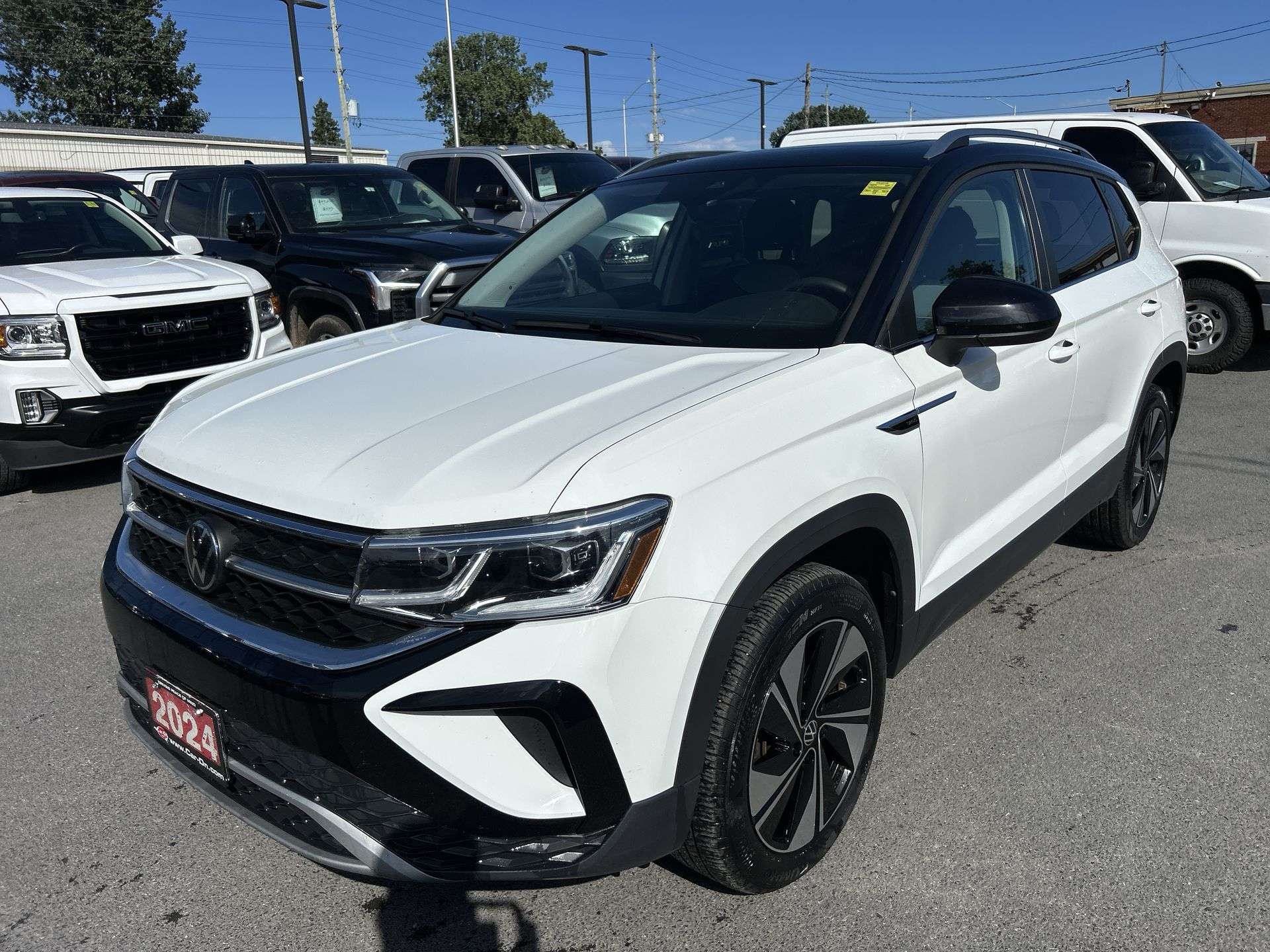 White 2024 Volkswagen Taos SUV / Crossover  Automatic