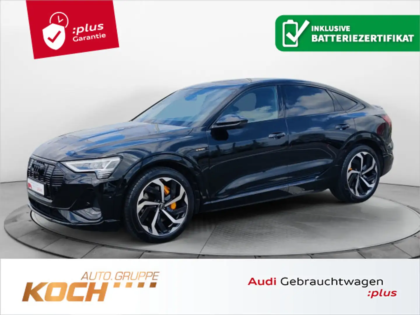 Audi e-tron 55 quattro S-Line 2x, LED, ACC, Schwarz - 1