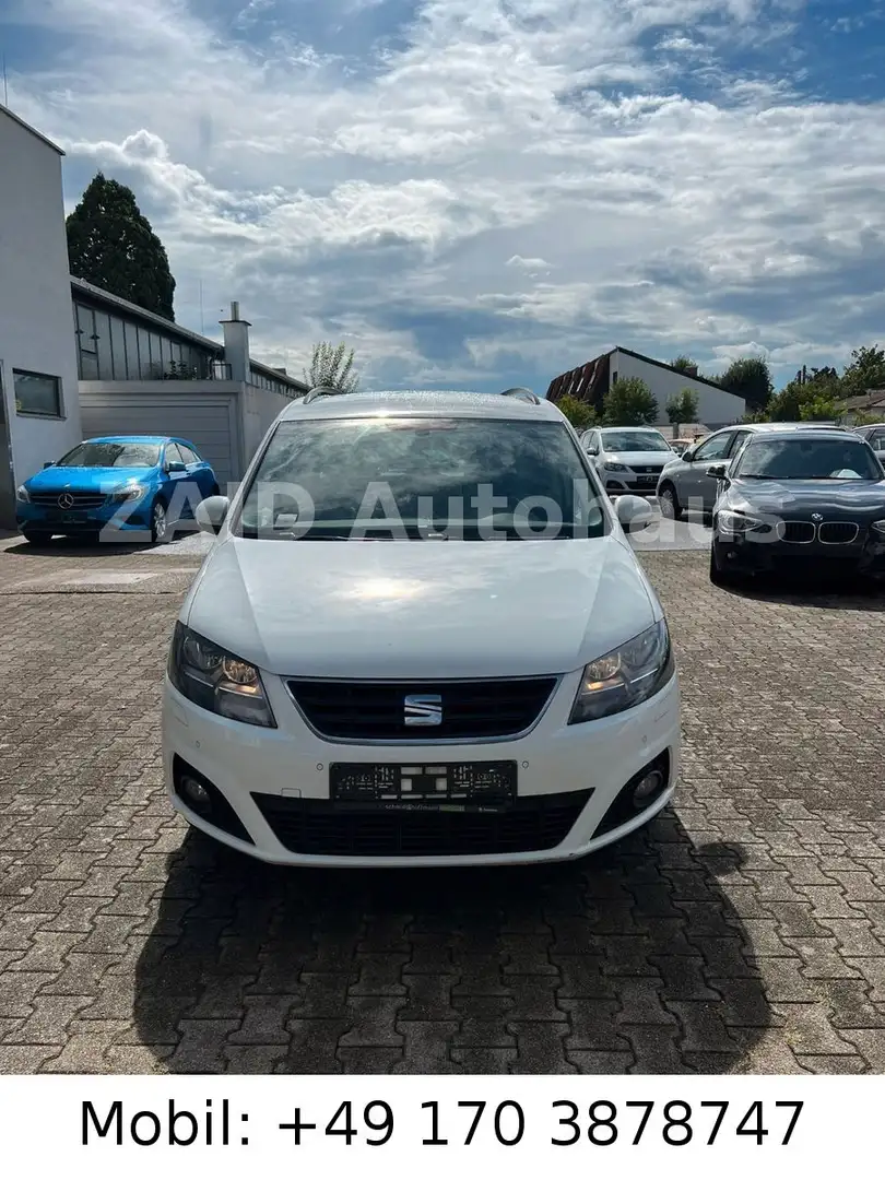 SEAT Alhambra Style*Aut*1Hand*Kam*PDC*Navi*Blu*Eu6 Bianco - 2