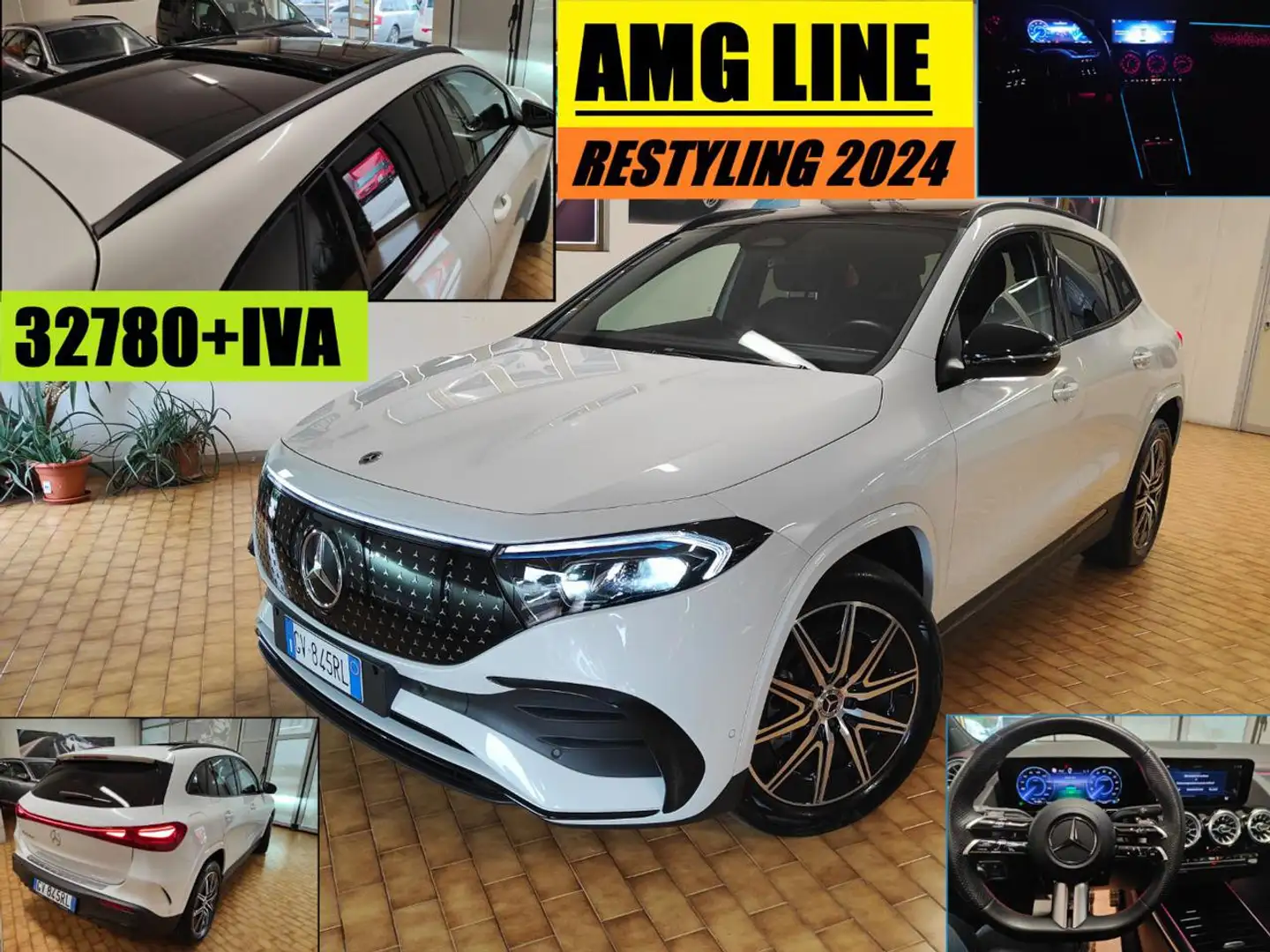 Mercedes-Benz EQA 250+ AMG LINE 2024 TETTO RESTYLING Wit - 1