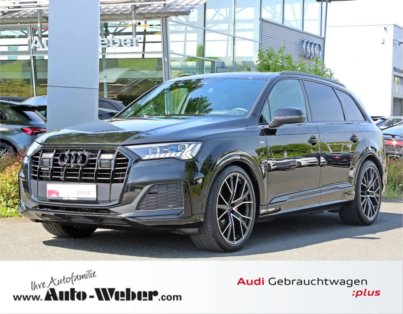Audi Q7 50TDI S LINE COMPETITION+PANO HUD LASER HUD Schwarz - 1