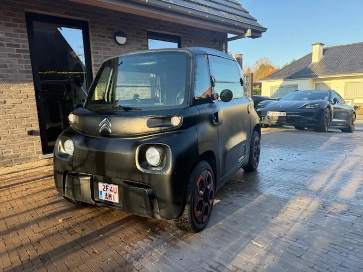 Citroen Ami ORANGE EDITION LEDER PANORAMA 16Jaar RijbewijsB Noir - 1