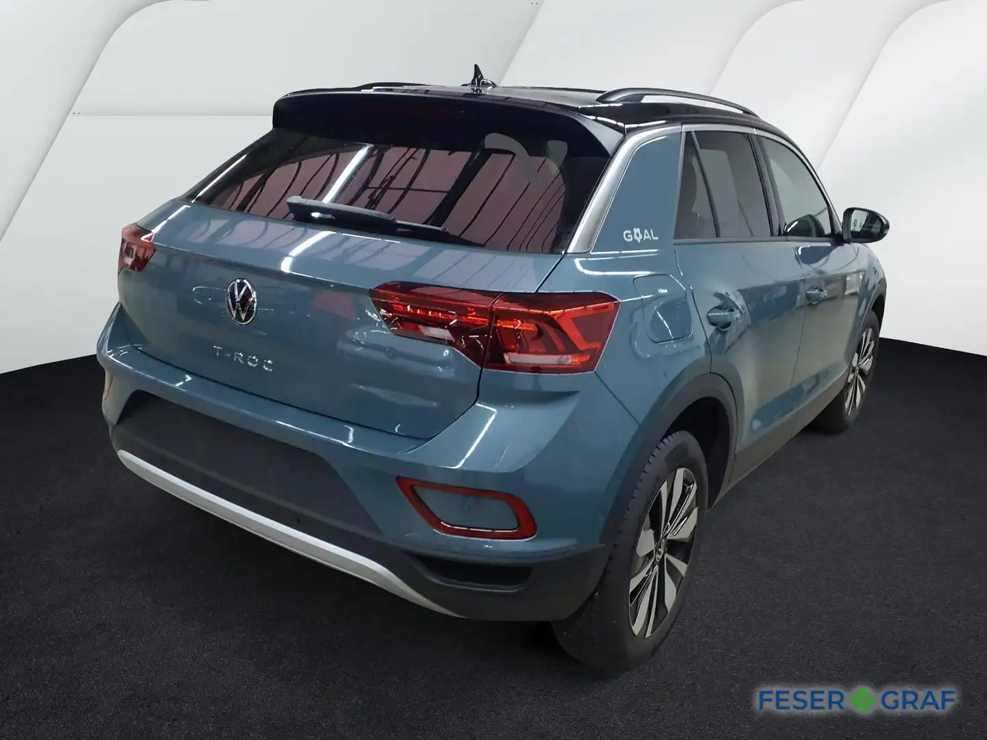 Volkswagen T-Roc Goal 2.0 TDI DSG AHK RFK LED ACC Navi Blau - 2