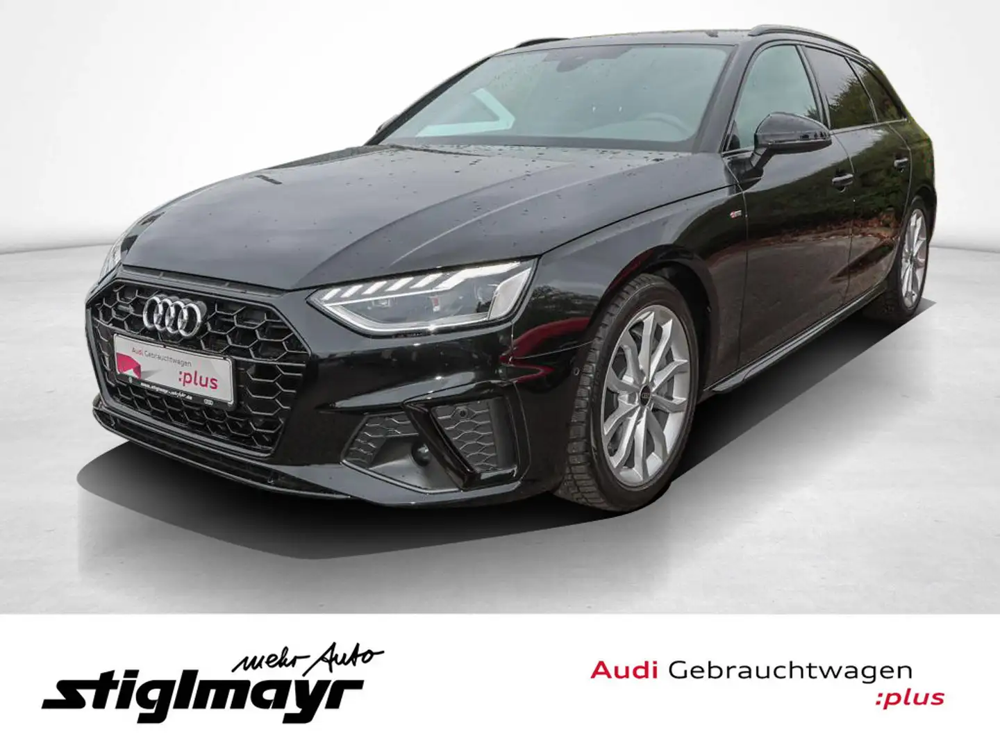 Audi A4 S line 45 TFSI quattro AHK+LED+LEDER+PANO+VC Schwarz - 2