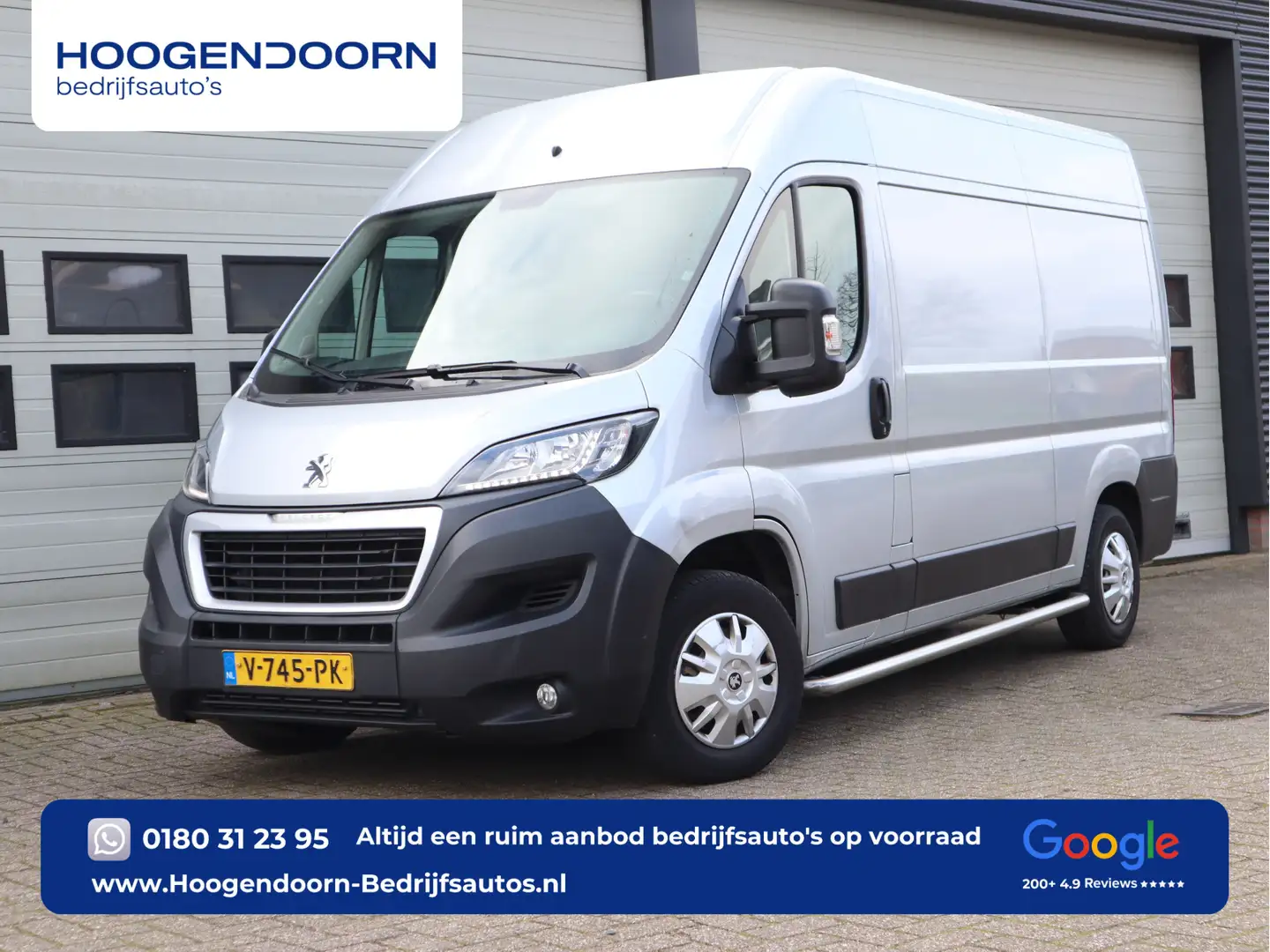 Peugeot Boxer 2.0 BlueHDI 131pk L2H2 - Navi - Euro 6 - Clima - C Zilver - 1