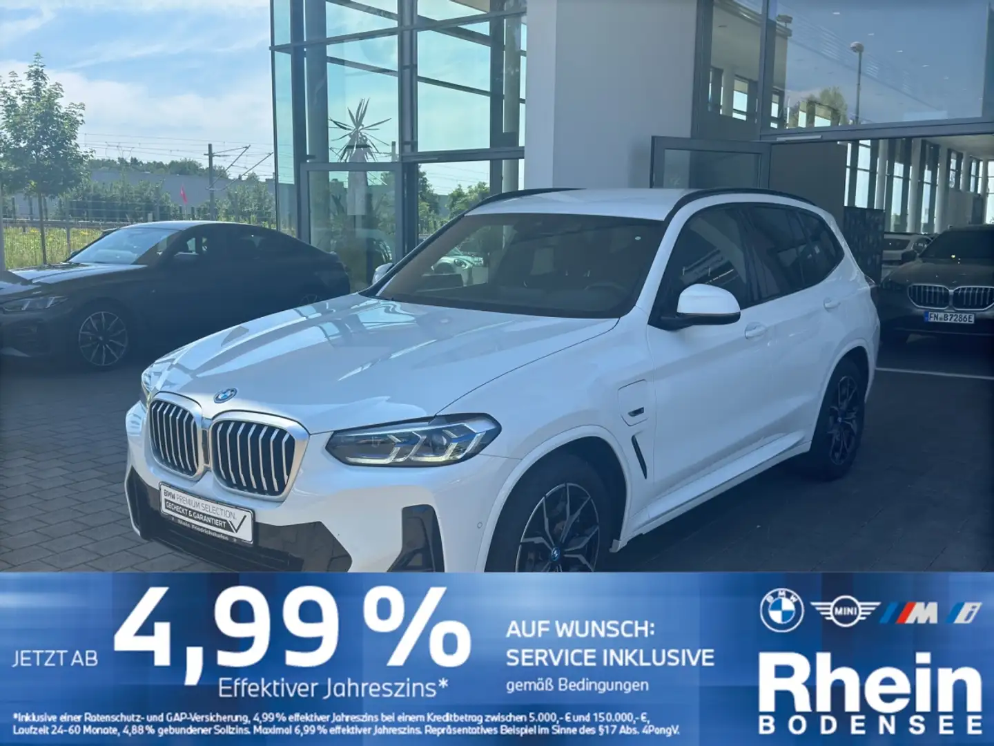 BMW X3 xDrive30e M Sport 360° HeadUp Komfortzugang Weiß - 1