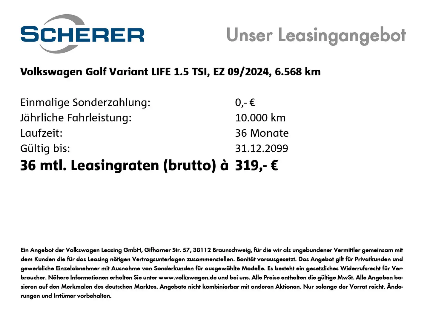 Volkswagen Golf Variant Golf VIII Variant 1.5 TSI Life 5J Garantie ACC C Blau - 2