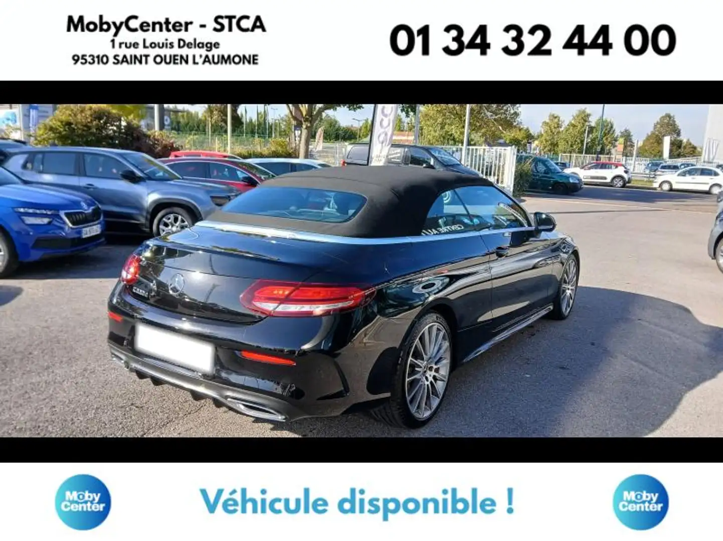Mercedes-Benz C 220 220 d 194ch AMG Line 9G-Tronic 10cv Noir - 2