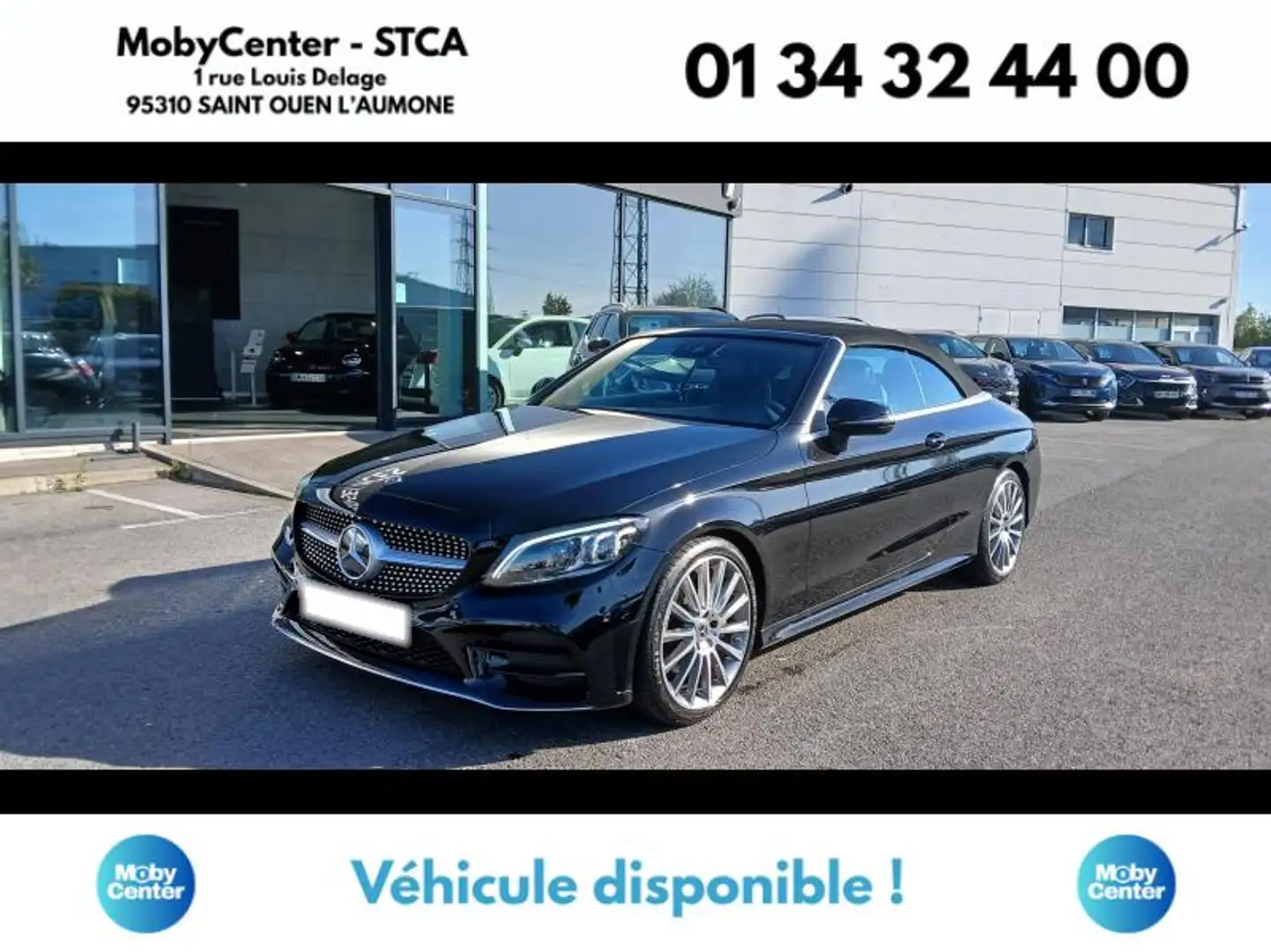 Mercedes-Benz C 220 220 d 194ch AMG Line 9G-Tronic 10cv Noir - 1