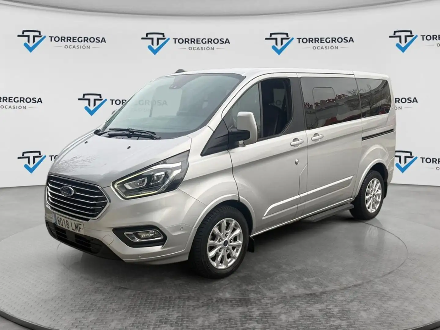 Ford Tourneo Custom 2.0 EcoBlue Titanium 130 Plateado - 1