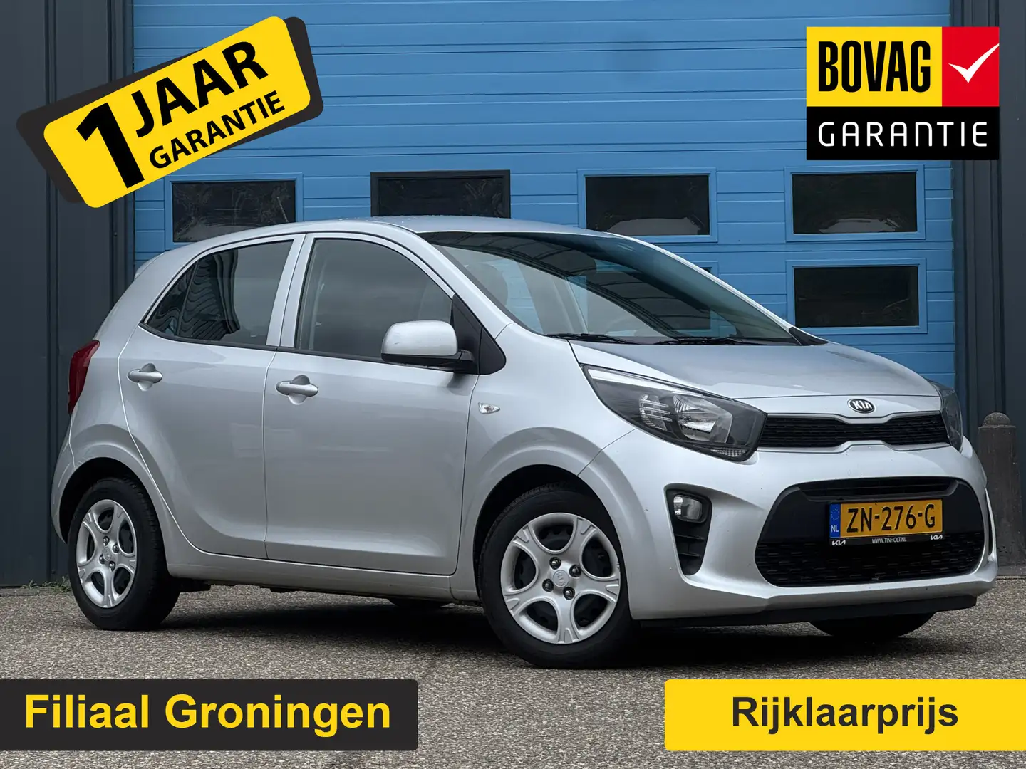 Kia Picanto 1.0 CVVT EconomyPlusLine Prijs Inclusief Onderhoud Grijs - 1